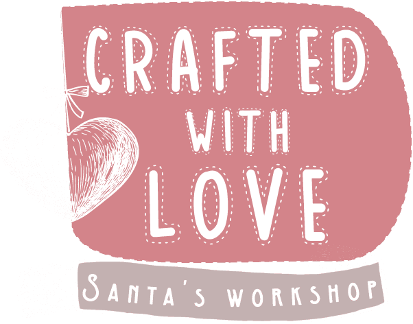 Crafted with love | Santa's workshop logo