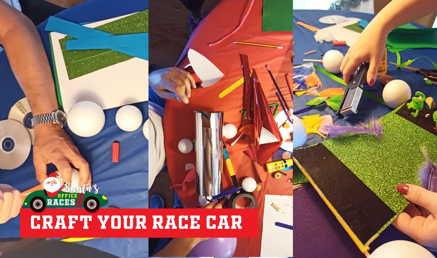 Santa's office races media