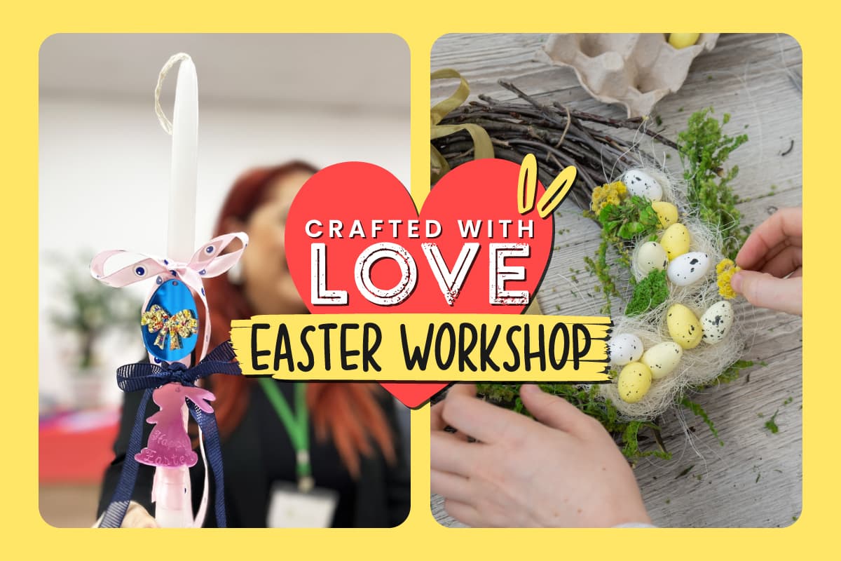 Crafted with Love, Easter hadcrafting workshop