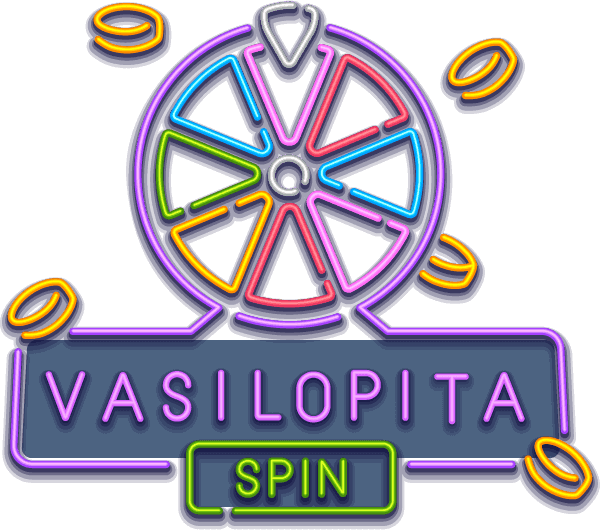 Vasilopita spin wheel logo