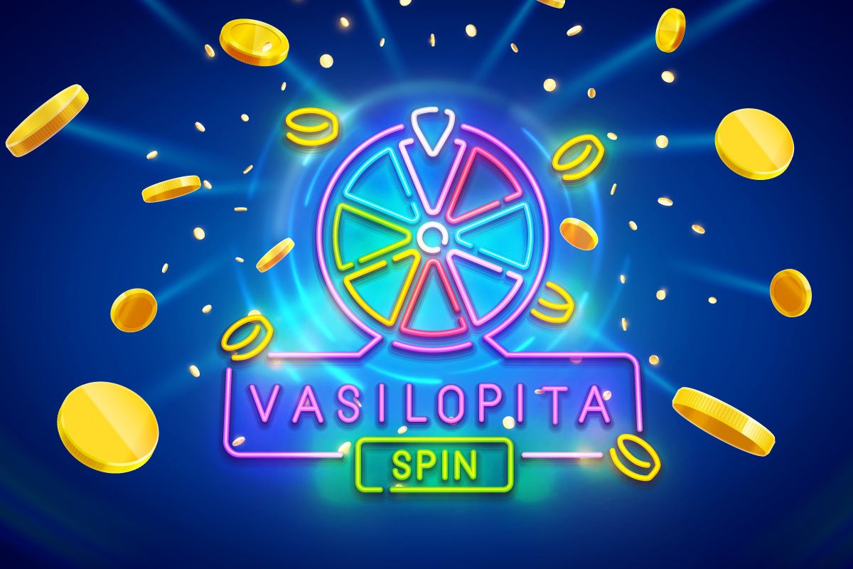 Vasilopita spin wheel